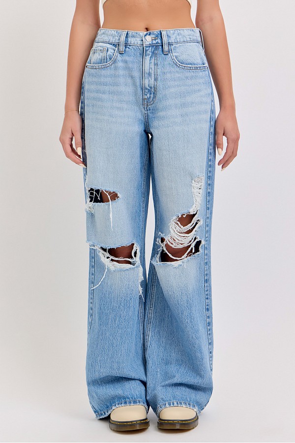 High Rise Wide Leg